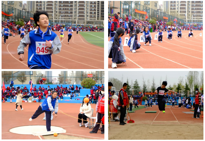 九游体育临沂第六中学太原路校区举行春季田径运动会(图2)