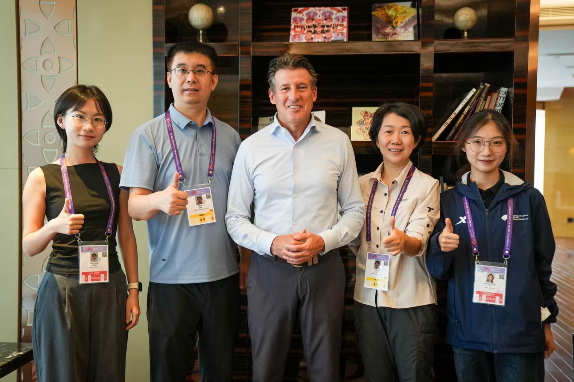 九游体育【独家专访】世界田联主席塞巴斯蒂安·科：广州是真正读懂体育重要性的城市(图2)