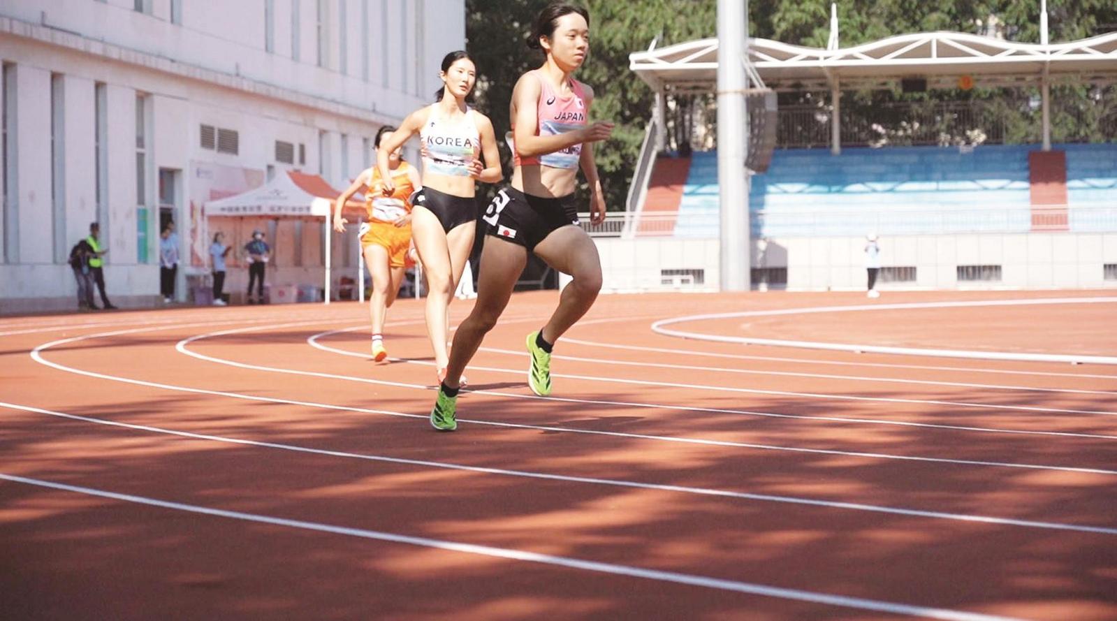 聚焦中日韩青少年运动九游体育会｜田径赛场上演速度与激情(图1)