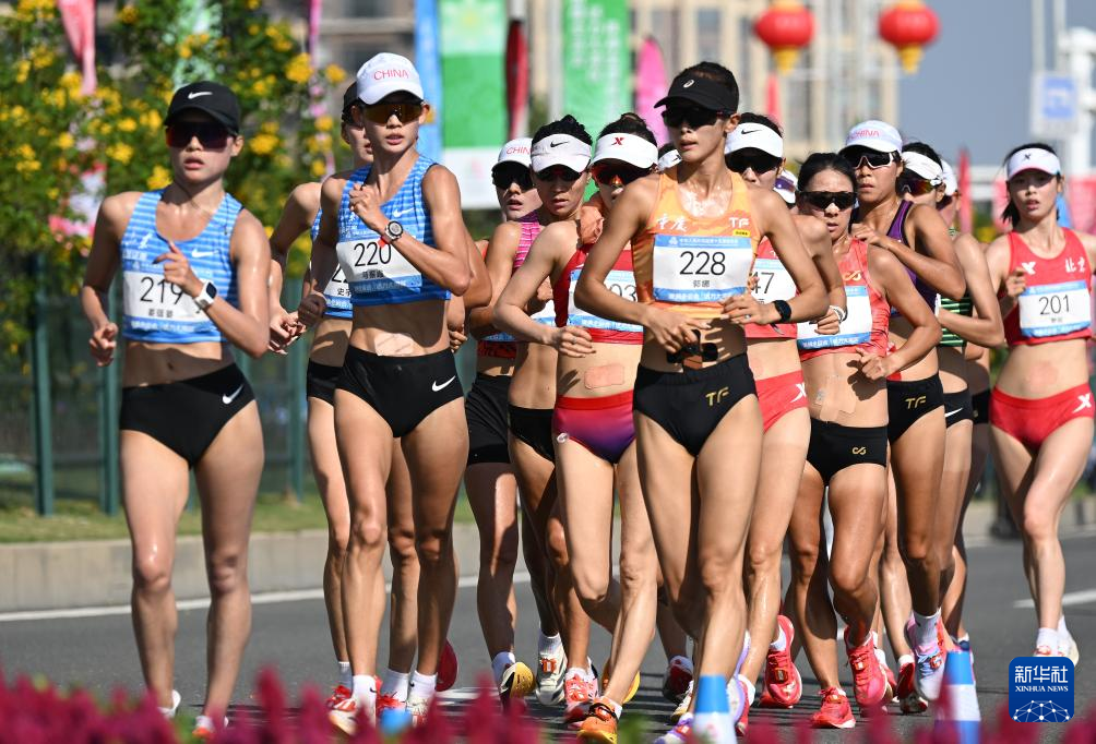 九游体育全运会丨田径——女子20公里竞走决赛举行(图23)
