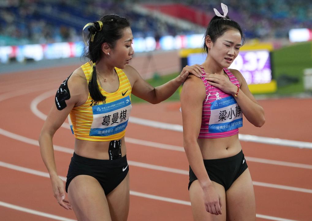 全运会｜田九游体育径新项4×100米混合接力亮相 首次跨境马拉松完赛(图2)